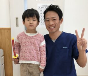 捻挫、高崎市にお住いの４歳の写真